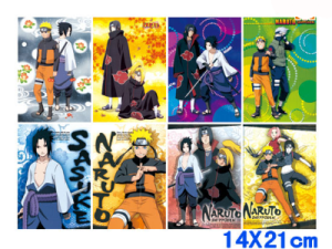 Komplet kart/plakatów Naruto
