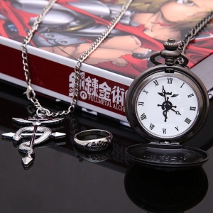 Zegarek+naszyjnik Fullmetal Alchemist #1