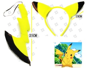 Ogon i uszy Pokemon #1 Pikachu